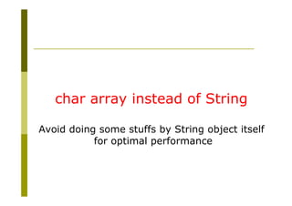 Java Performance Tuning