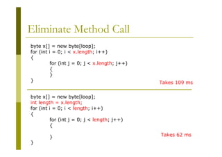 Java Performance Tuning