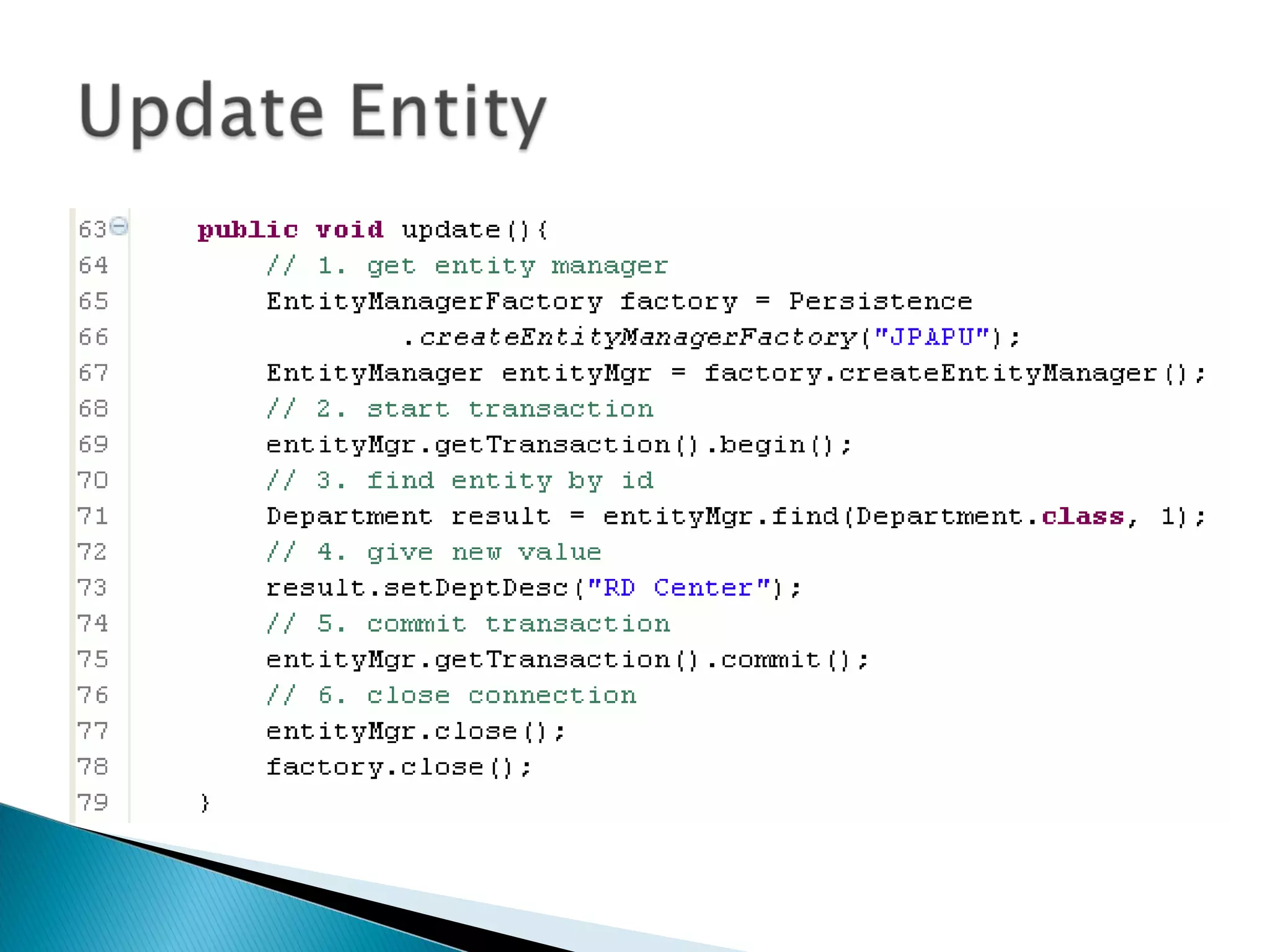 Java persistence api 