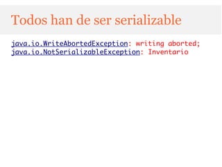 Persistencia en Java - Serialización | PDF