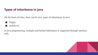 Java Supported Inheritance object-oriented programming-Java-PPT.pptx