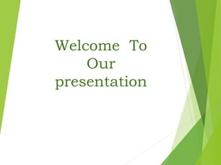 Welcome To
Our
presentation
 