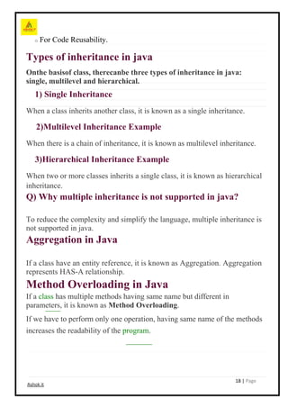 Mastering Java: From Basics to Advanced Concepts | PDF