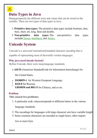 Mastering Java: From Basics to Advanced Concepts | PDF