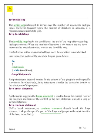 Mastering Java: From Basics to Advanced Concepts | PDF