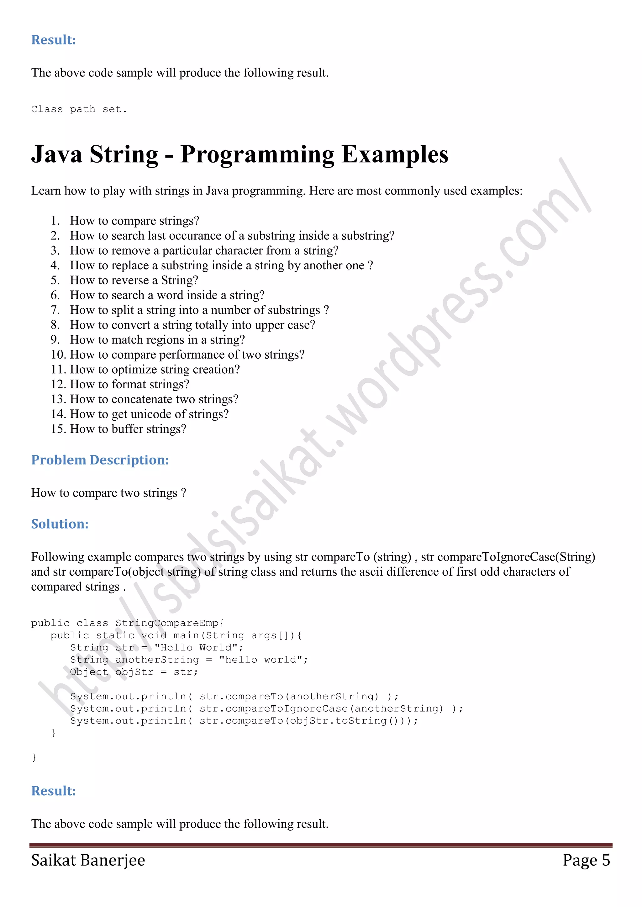 Java programming-examples | PDF