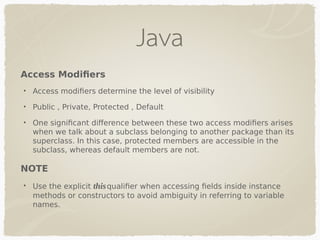 Java Basics Presentation | PPT