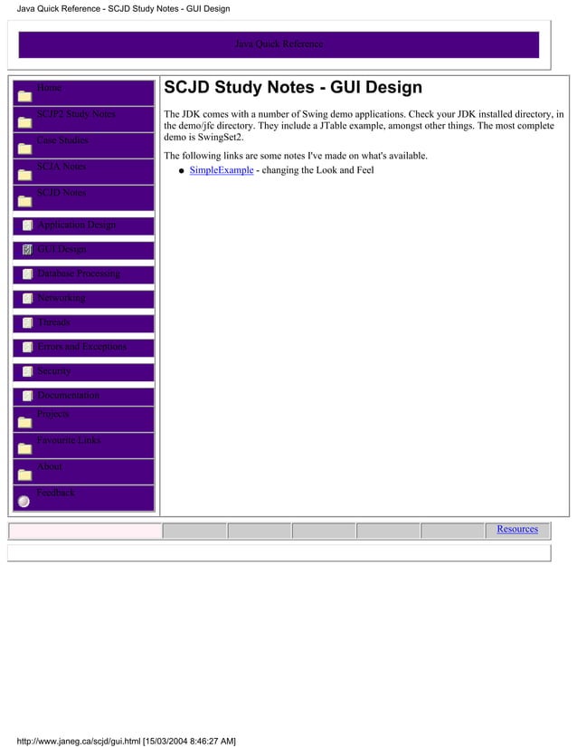 Java quick reference | PDF