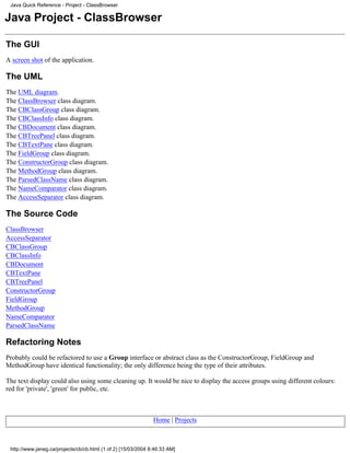 Java quick reference | PDF