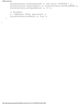 Java quick reference | PDF