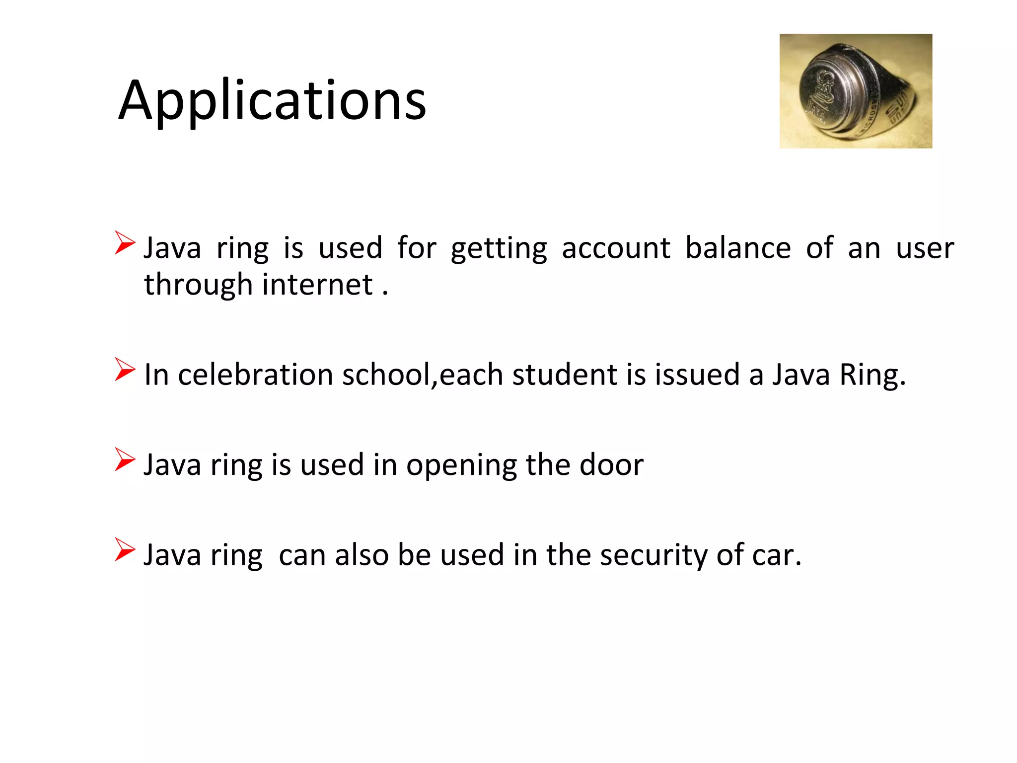 Java ring-110920020424-phpapp02 | PPT