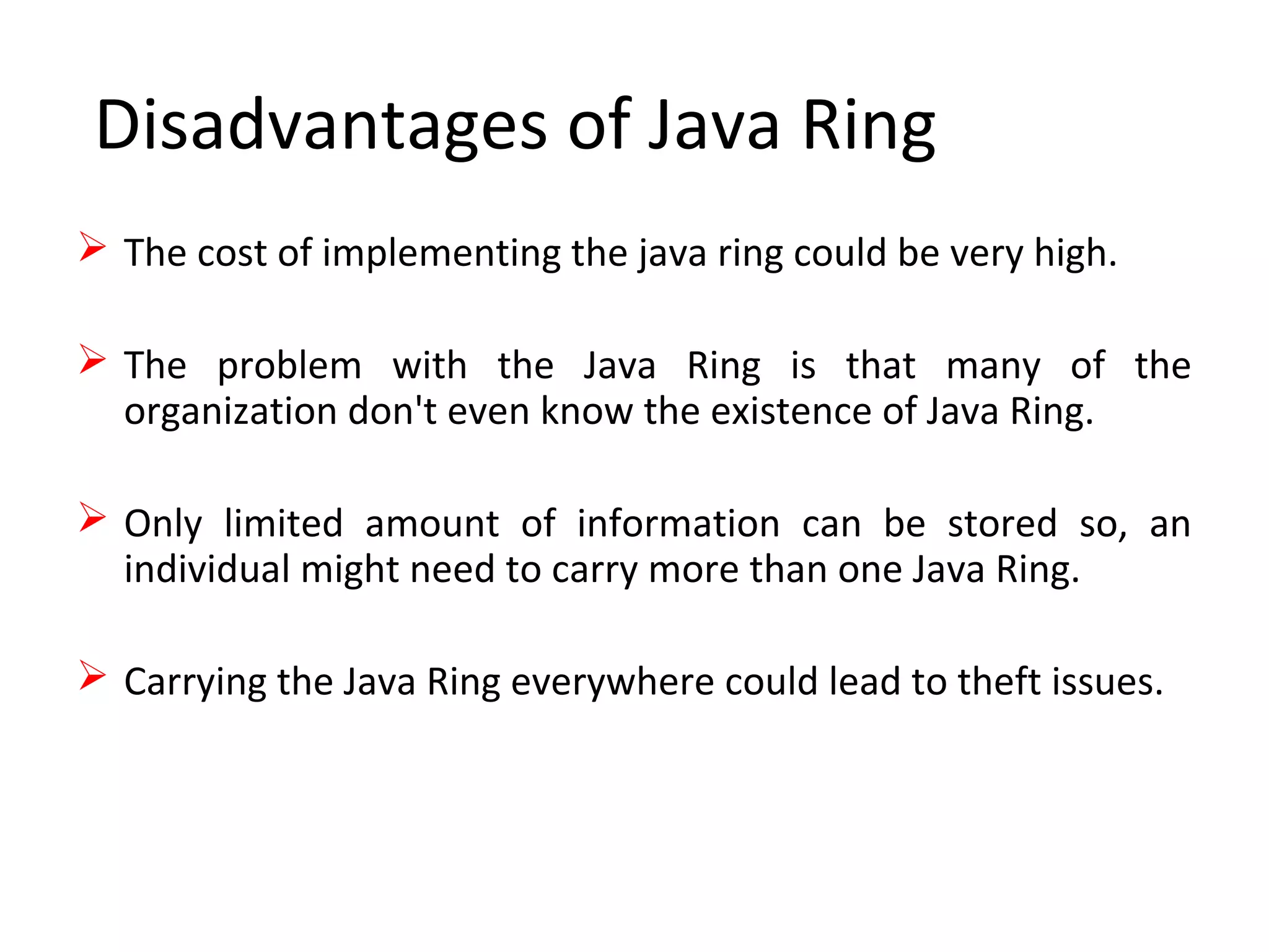 Java ring-110920020424-phpapp02 | PPT