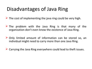 Java ring-110920020424-phpapp02 | PPT