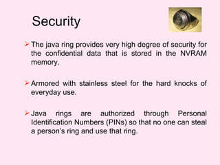 Java ring | PPT