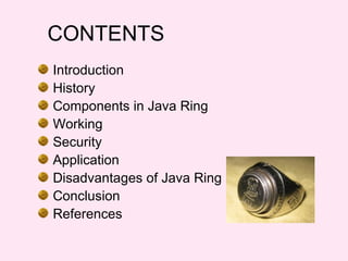 Java ring | PPT