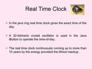 Java ring | PPT