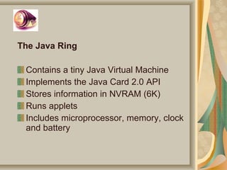 Java ring ppt | PPT