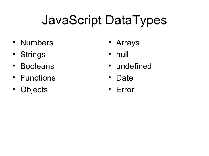 Java Script Introduction