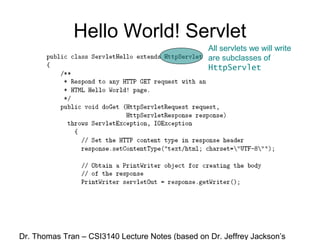 Java servlet | PPT