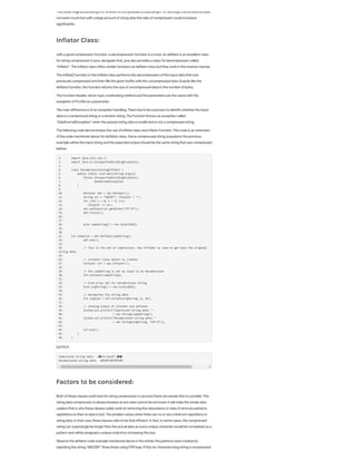 Compression and Decompression of String Data in Java