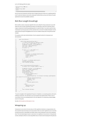 Compression and Decompression of String Data in Java