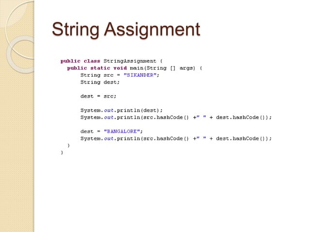 Java strings | PPT
