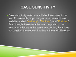 Java syntax-and-grammars-oct8 | PPT