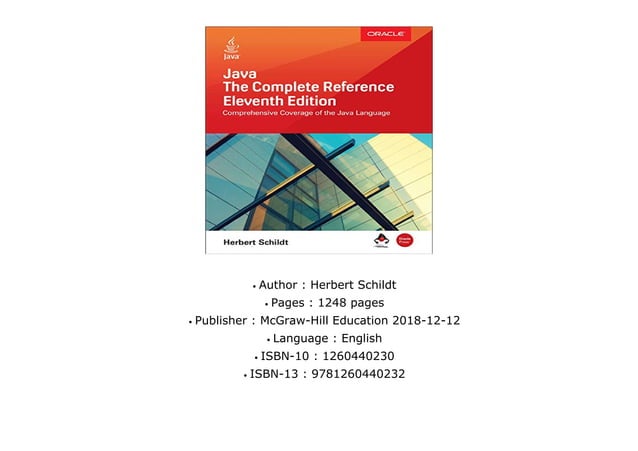 Java: The Complete Reference, Eleventh Edition | PDF