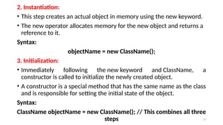 Programming in Java: Classes, Packages and Interfaces - Unit III.pptx