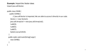 Programming in Java: Classes, Packages and Interfaces - Unit III.pptx