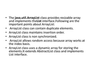 Java util
