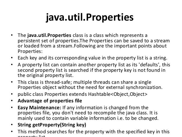 Java util