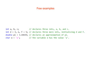 Java Variable Types | PPT
