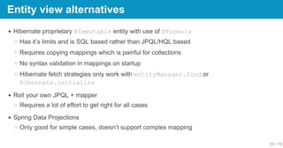 Entity Views - Not your father's DTOs @JavaViennaMeetup 2018-12-03