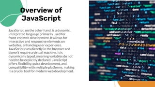 java vs javascript demystifying the differences | web creative solution ...