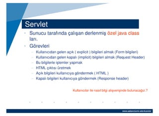 Java Web Uygulama Geliştirme
