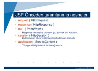 Java Web Uygulama Geliştirme