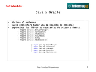Java Y Oracle | PPT