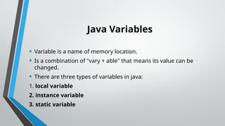 JAVA introduction very simple topics 1.pptx