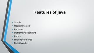 JAVA introduction very simple topics 1.pptx