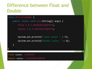 java 1 computer application by jd tutorials | PPTX