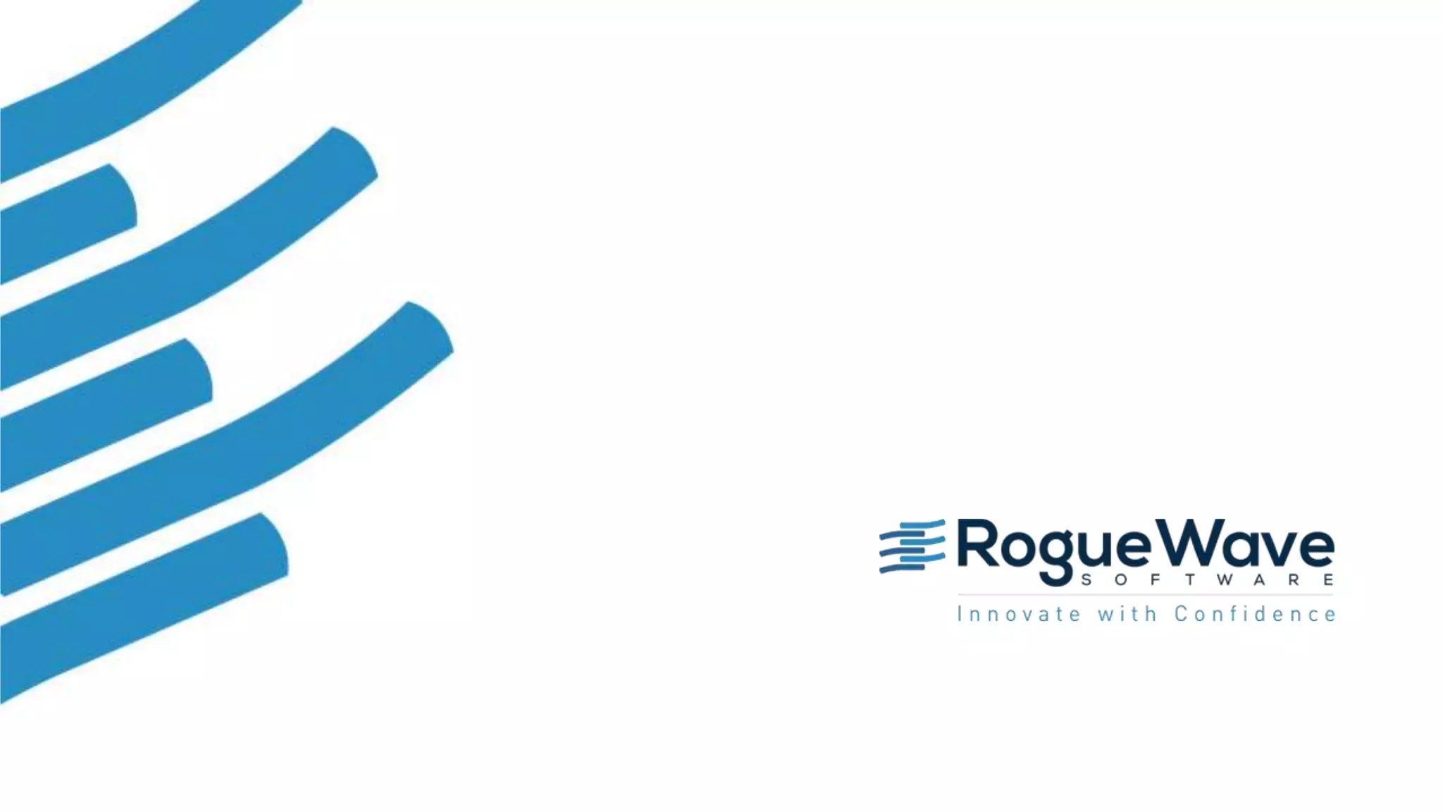 25© 2018 Rogue Wave Software, Inc. All Rights Reserved.
 