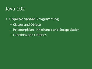 Java 101 | PPTX