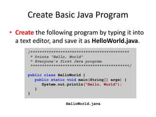 Java 101 Intro to Java Programming - Exercises | PPT