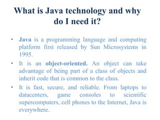 Java 15 | PPT | Free Download