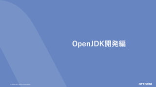 © 2020 NTT DATA Corporation
OpenJDK開発編
 