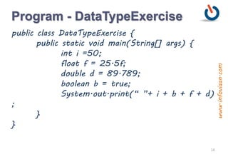 Variables and Data Types | PPTX