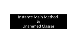 Java v21 main features (Explanation with exemples) | PPTX