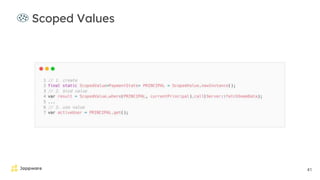 41
🍪 Scoped Values
 