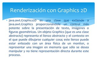 Java 2 d | PPTX